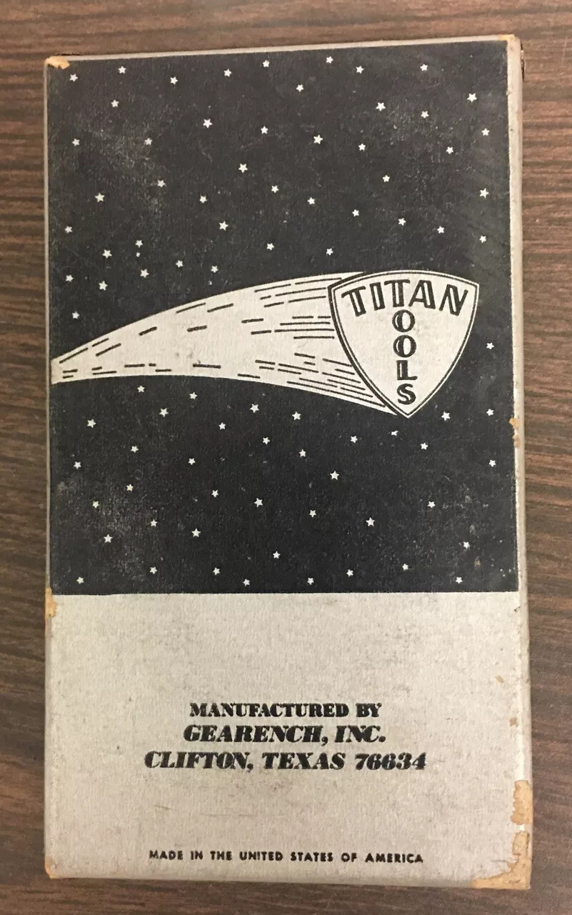 Gearench Titan Tools Chain Tong Jaws C1351 Pair/2, New Old Stock