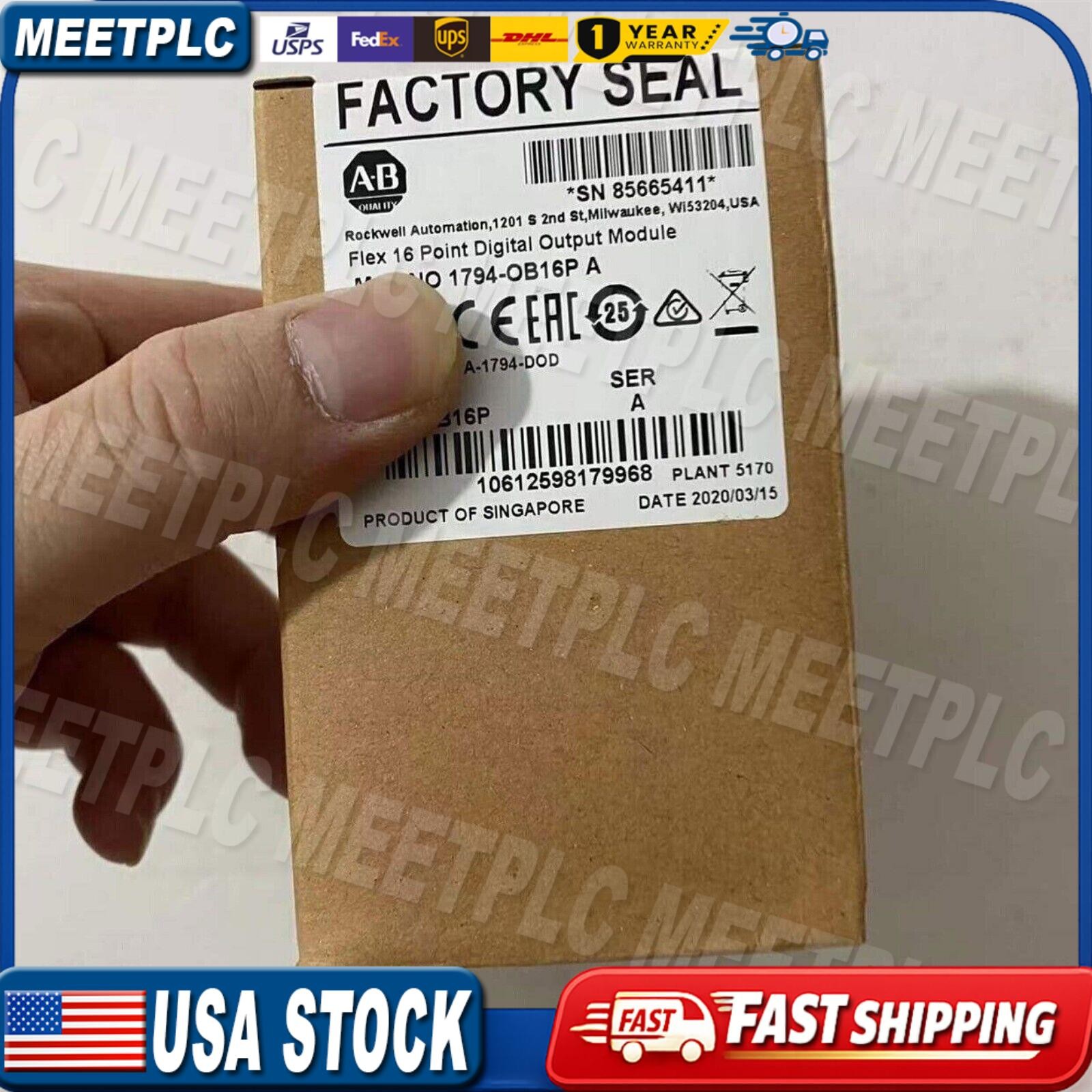 New AB1794-OB16P SER A Flex 16 Point Digital Output Module 1794OB16P USA