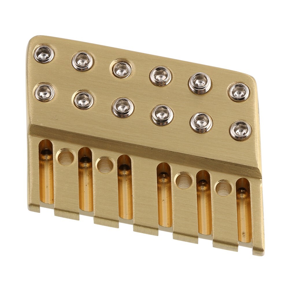 Fanned Frets Headless Guitar Brass String Lock Top Locking Nut 6 String