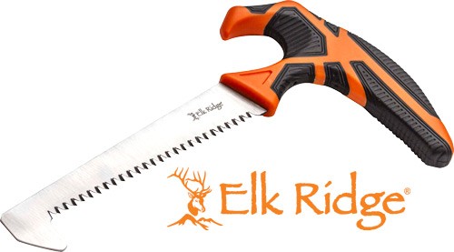 Elk Ridge Trek Saw SK5 Carbon Steel Blade Orange Nylon Handle - ER-TKSAW001