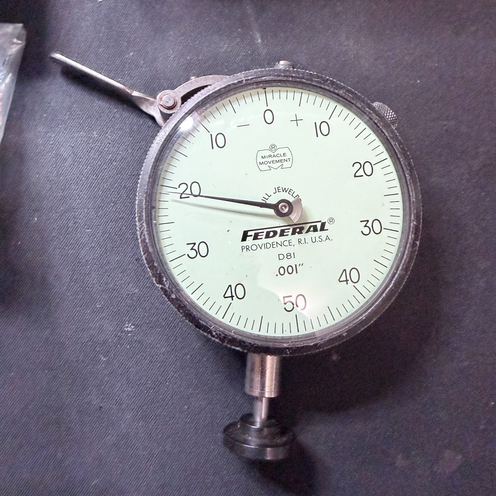 Federal D81 0.001" Dial Indicator in Original Box