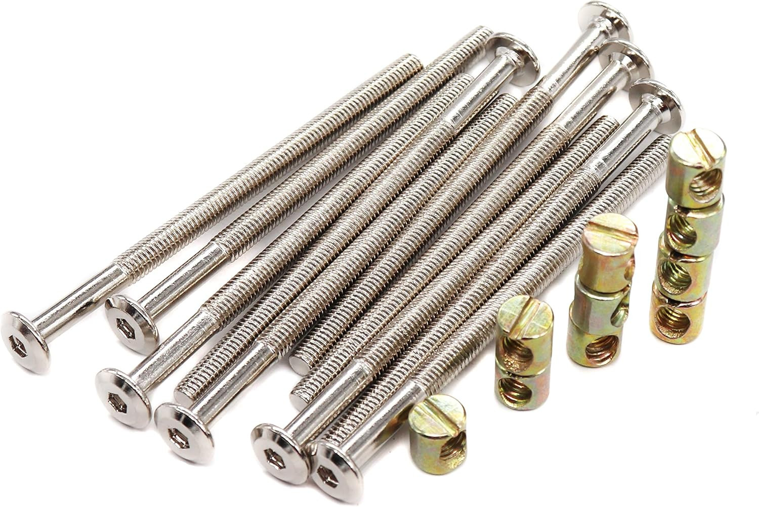 Binifimux M6 X 100Mm Bunk Bed Bolts,Ikea Bedframe Bolts, IKEA Headboard Bolts
