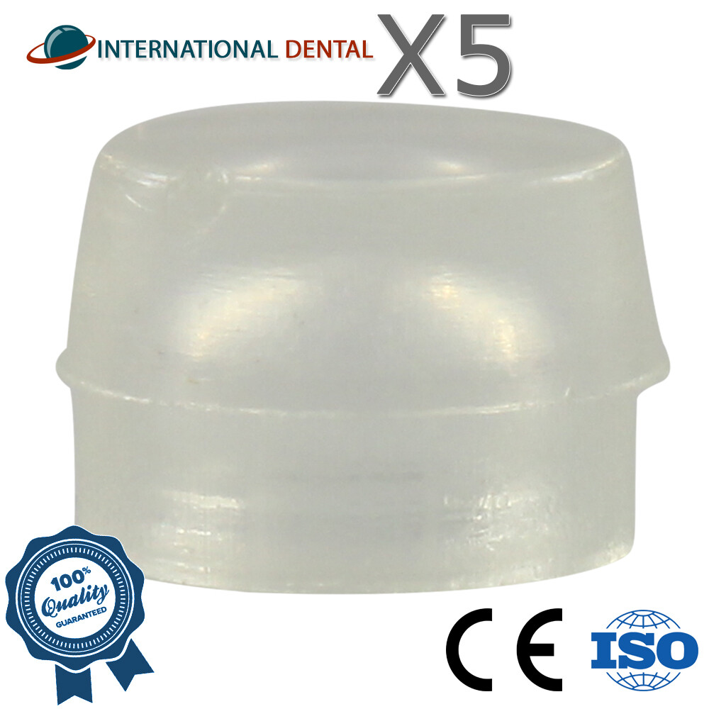 5 Standard Silicone Cap For Ball Attachment Dental Fixture Adapter Head