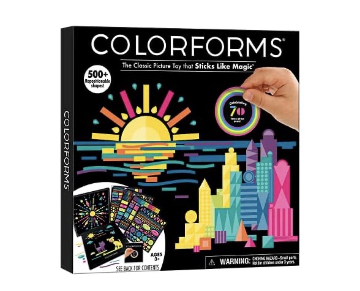 Colorforms Stickers, 70th Anniversary Box Set - 500+ Shapes