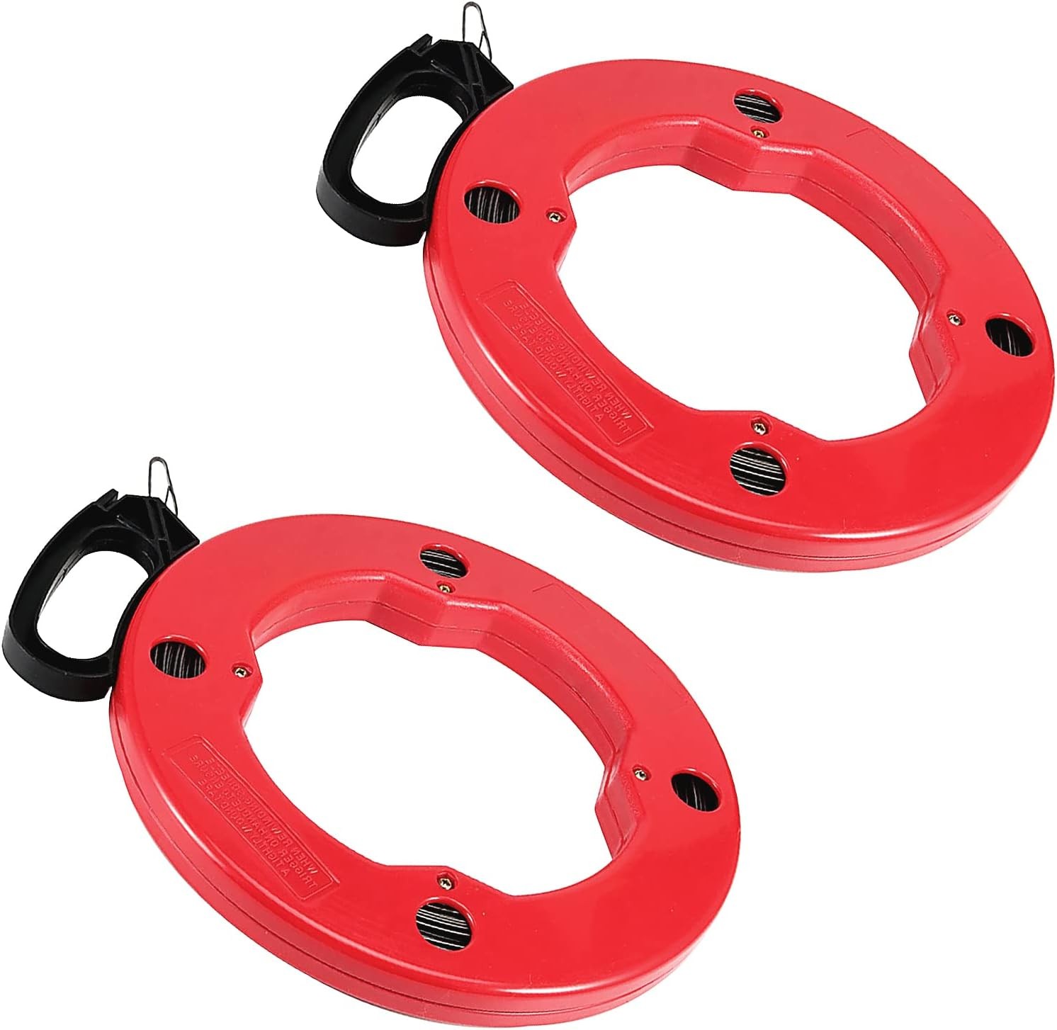 JOIKIT 2 Pack 200 Ft Total Fish Tape, Electrical Wire Puller, Steel Fish Tape Re