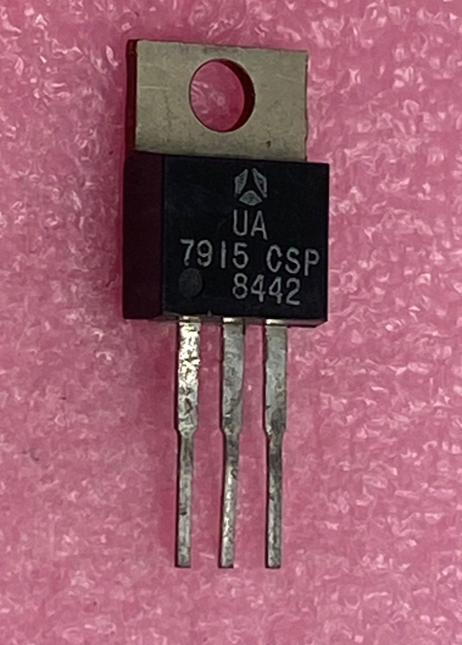 Thomson UA7915 -15vdc voltage regulator package TO-220