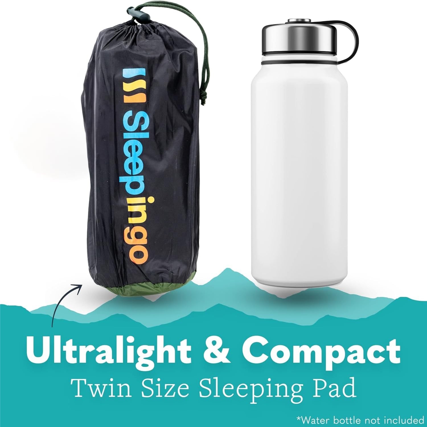 Sleeping Pad Ultralight Sleeping Mat Inflatable & Compact Camping Air Mattr...