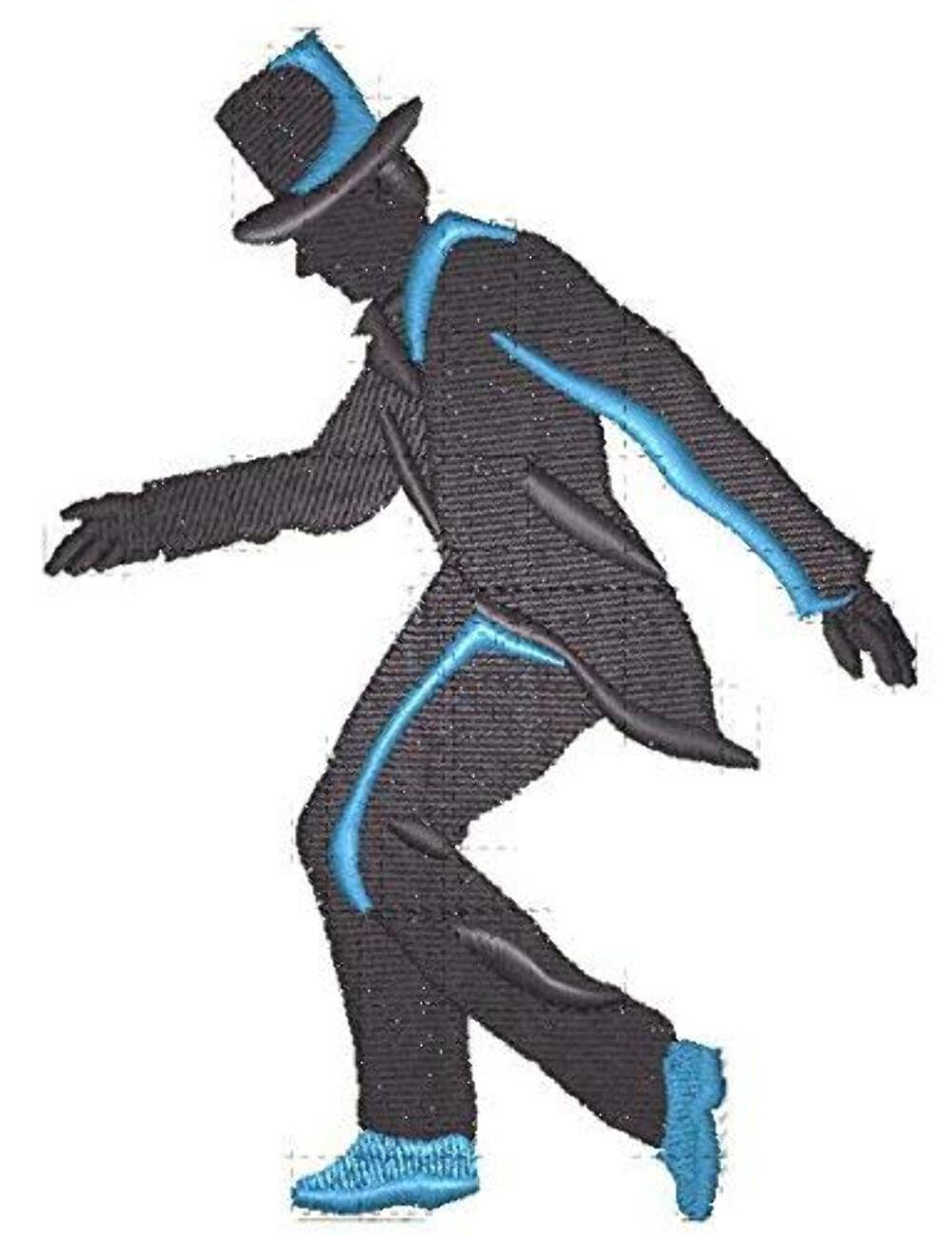 BeyondVision Let's Dance Custom and Unique Embroidered [Tap Silhouette] Embroide