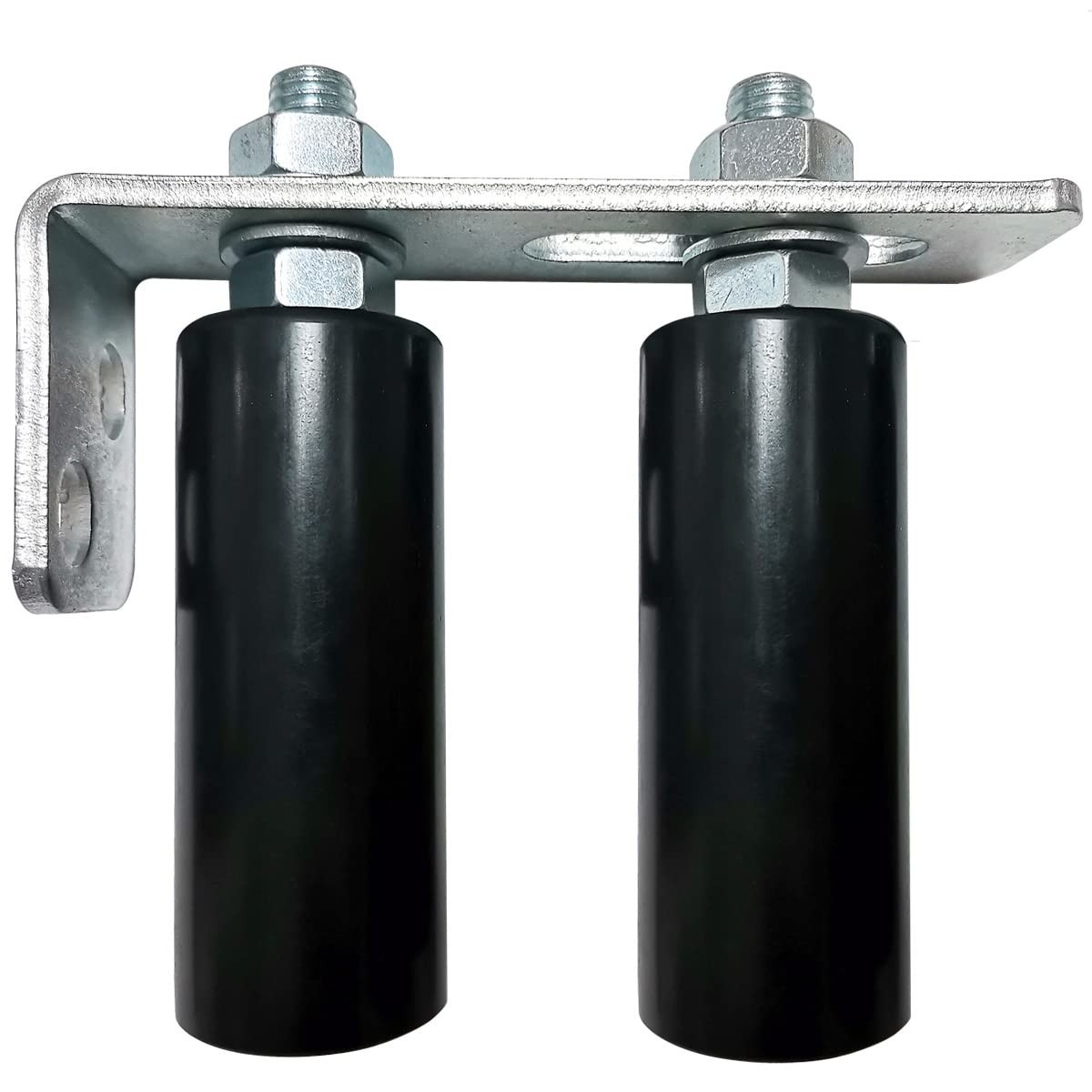 Adjustable 4" Universal Slide Gate Roller Assembly - Dual Nylon Rollers for Gate