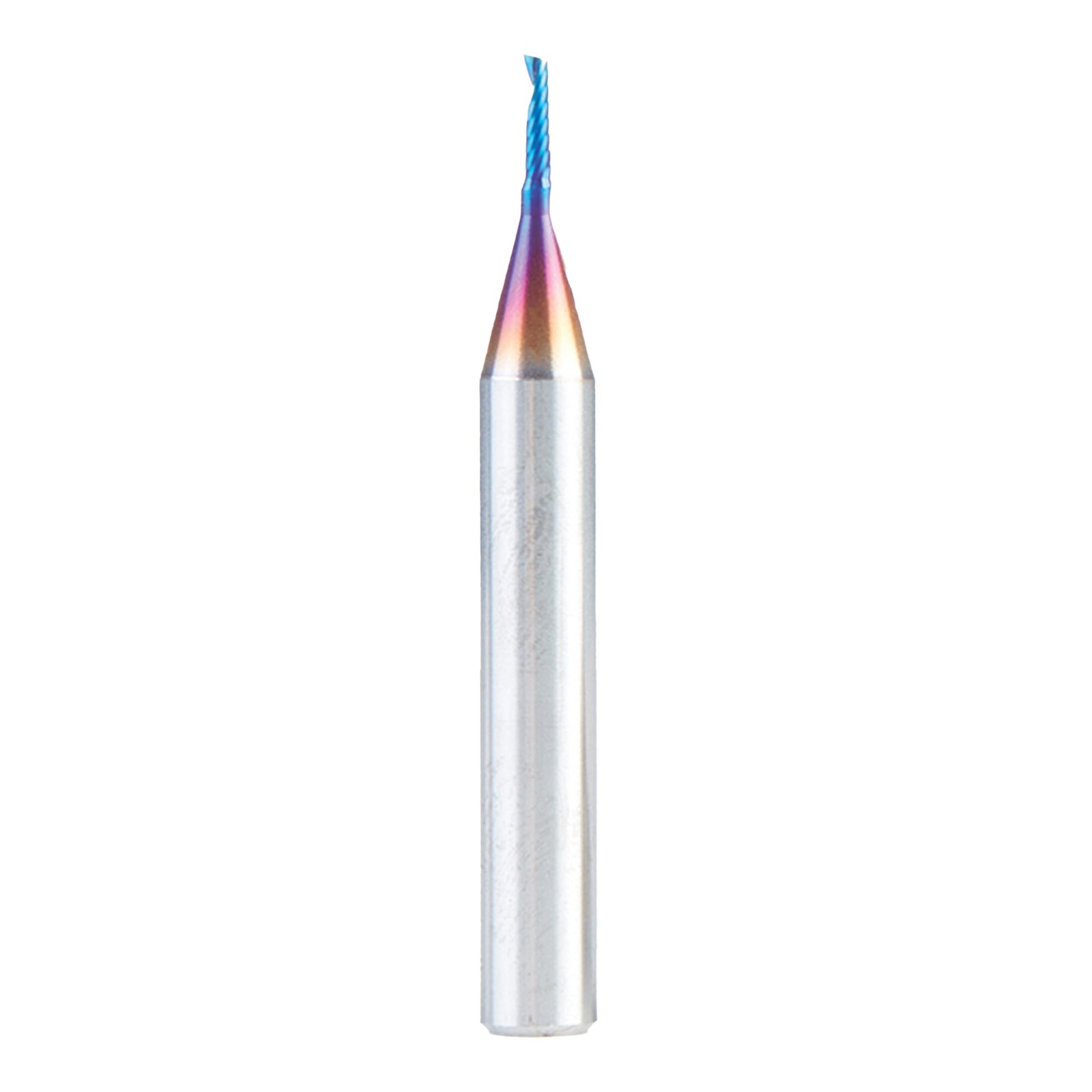 Amana Tool Spektra Coated Solid Carbide CNC Spiral Router Bit 1/16 D 1/4 CH 1/4