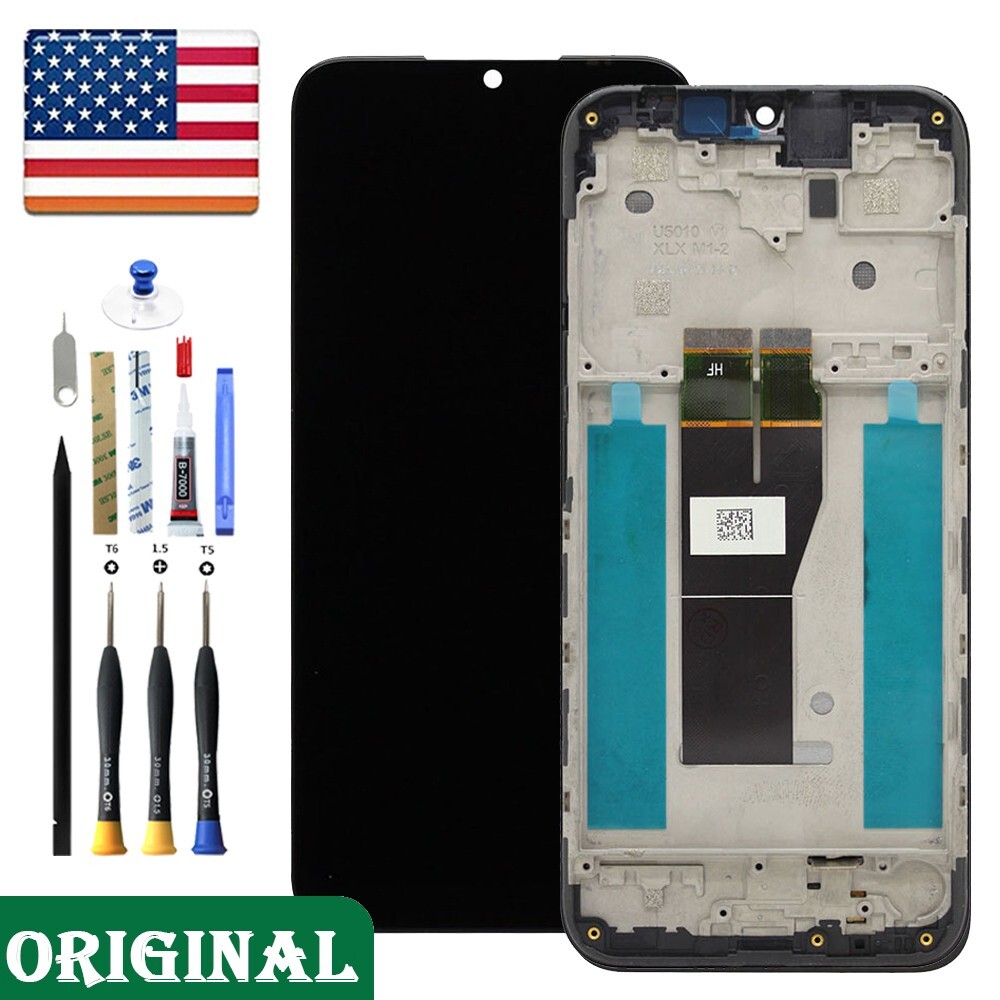 OEM LCD Display Touch Screen Digitizer Assembly Frame For BLU View 4 B135DL 6.1"
