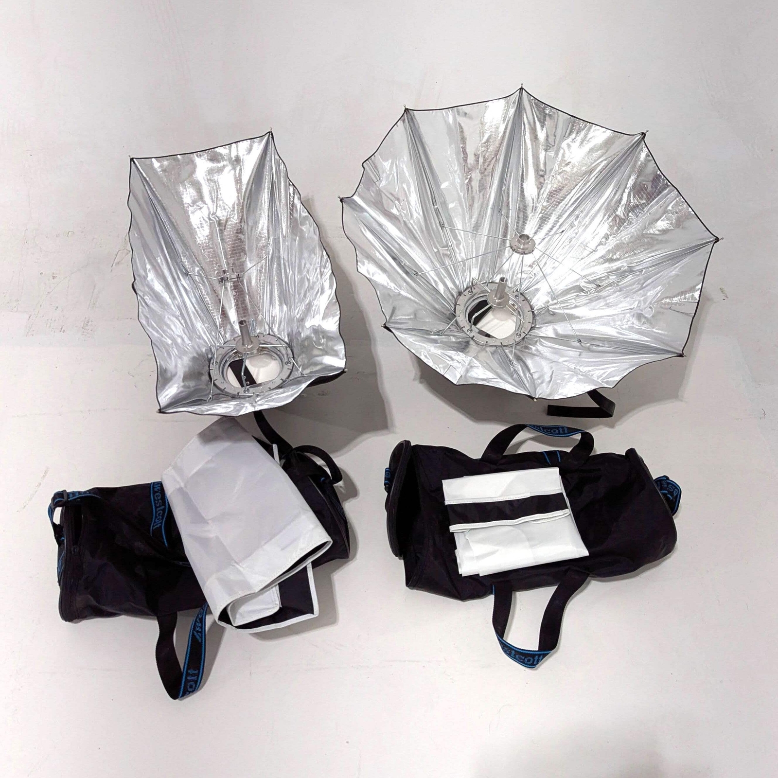 * OPEN BOX EXCELLENT * Westcott Rapid Box 2-Light Speedlite Kit