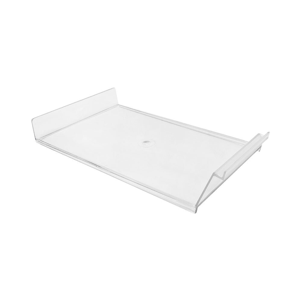 Lucite Clear Acrylic Slatwall Hat Shelf Retail Store Display Fixture