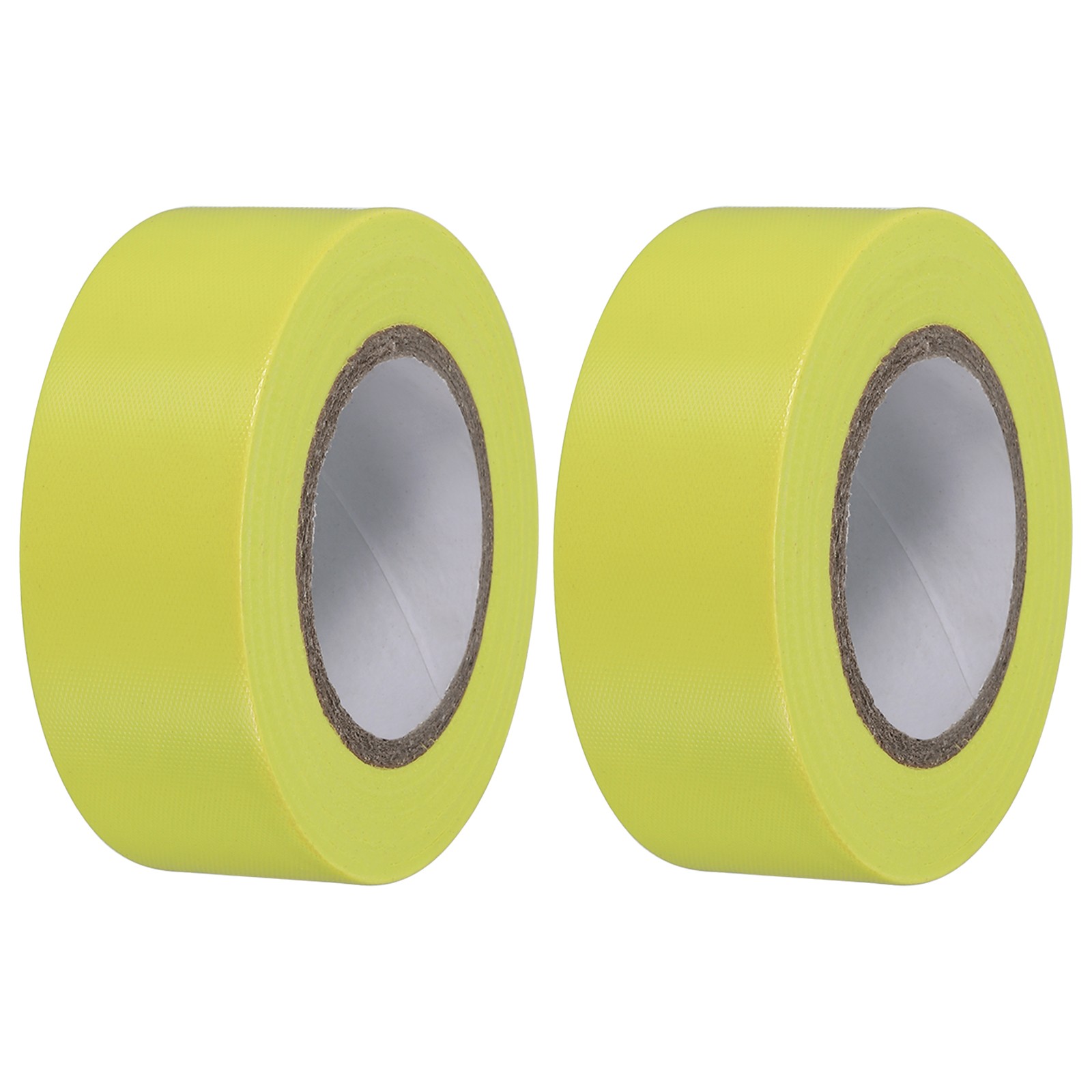 Signage tape 1\"x98', 2pcs PVC non-adhesive for neon, yellow