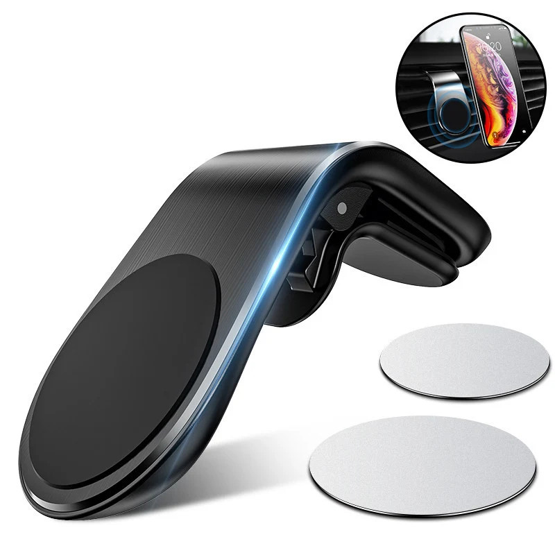 Magnetic Car Phone Holder Air Vent Clip Mount 360 Rotation Mobile Bracket GPS Ce