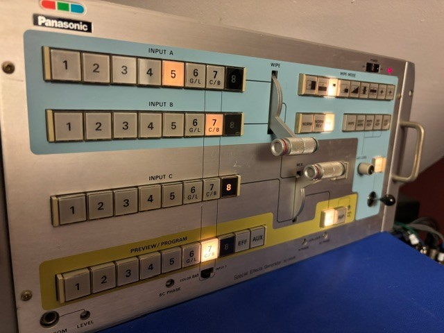 Panasonic WJ 5500 Switcher- Special Effects Generator - Partially works- Please