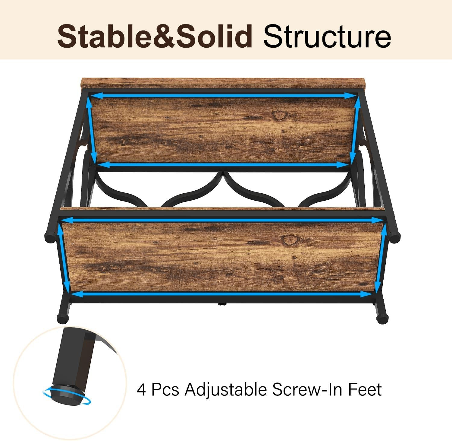 39.4" Console Sofa Table, Farmhouse Entryway Table Hallway Rustic Brown | Indust
