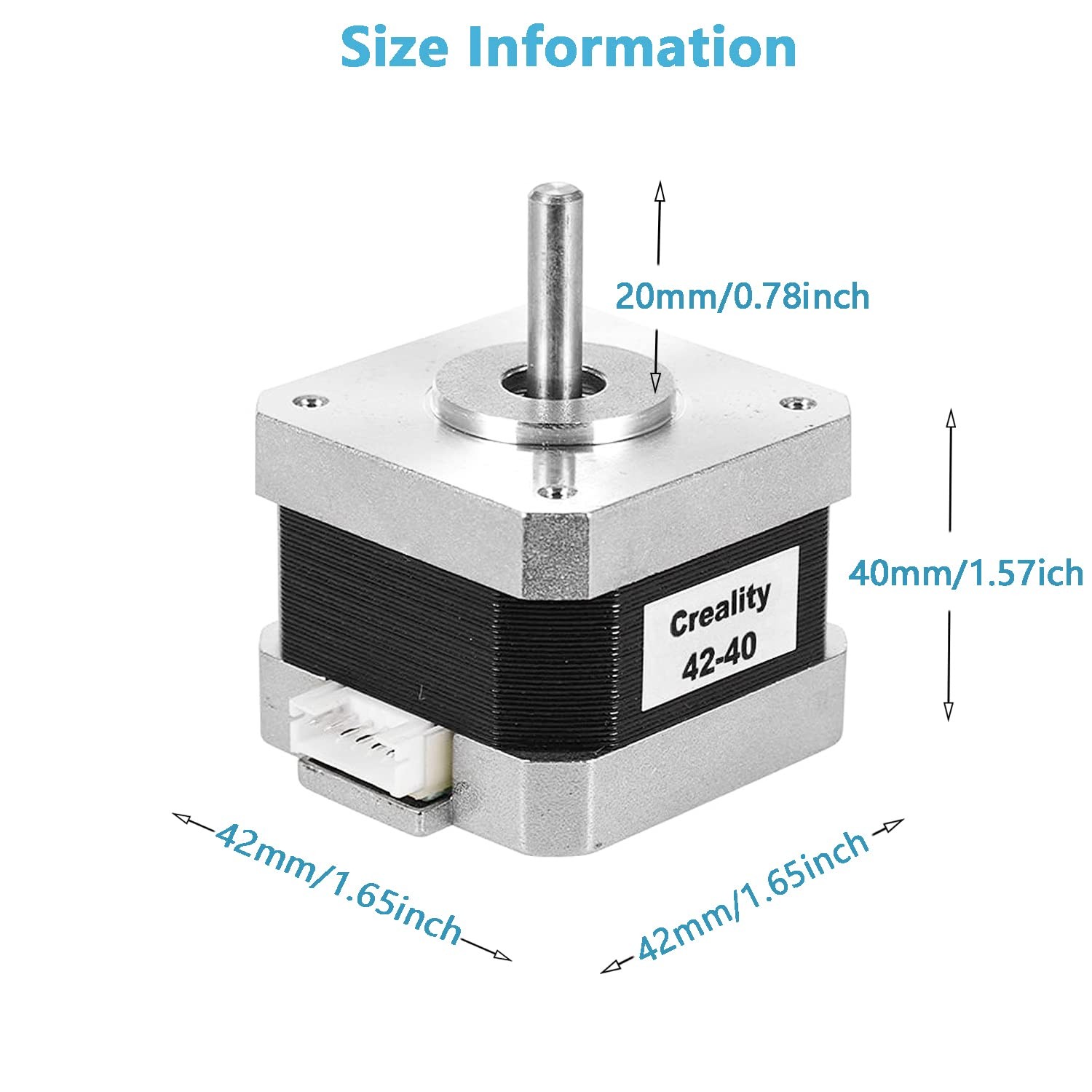 Creality Official 42-40 Stepper Motor with E Motor, Black