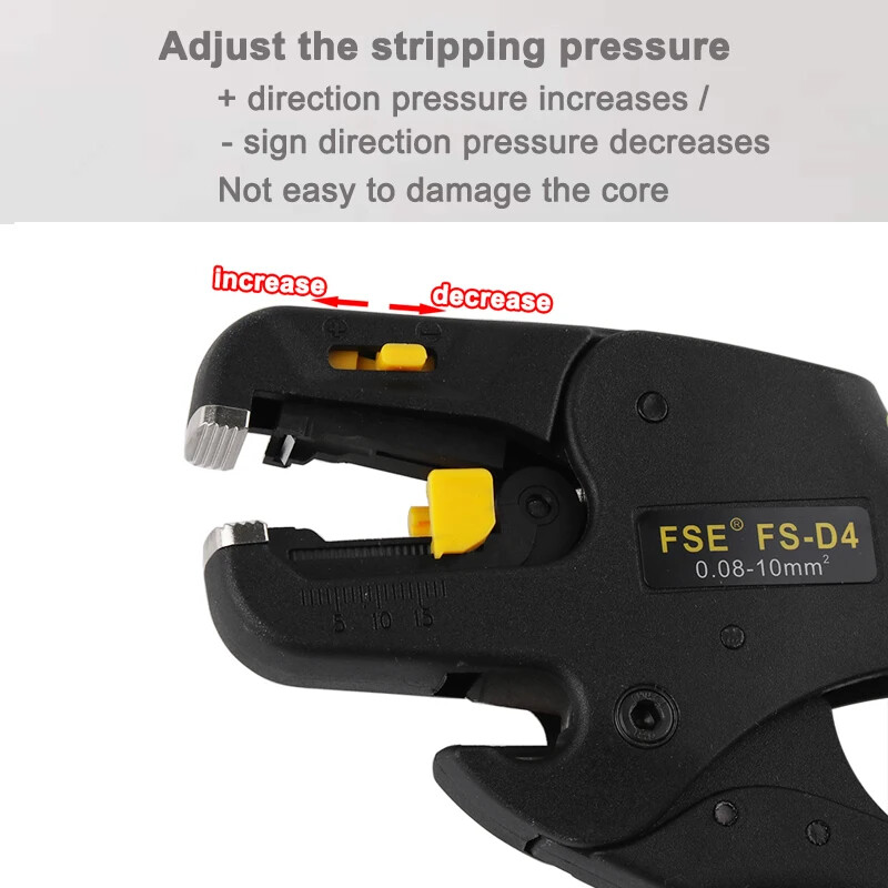 Wire Stripping Pliers Self-Adjusting Automatic Wire Stripper Pulling Pliers