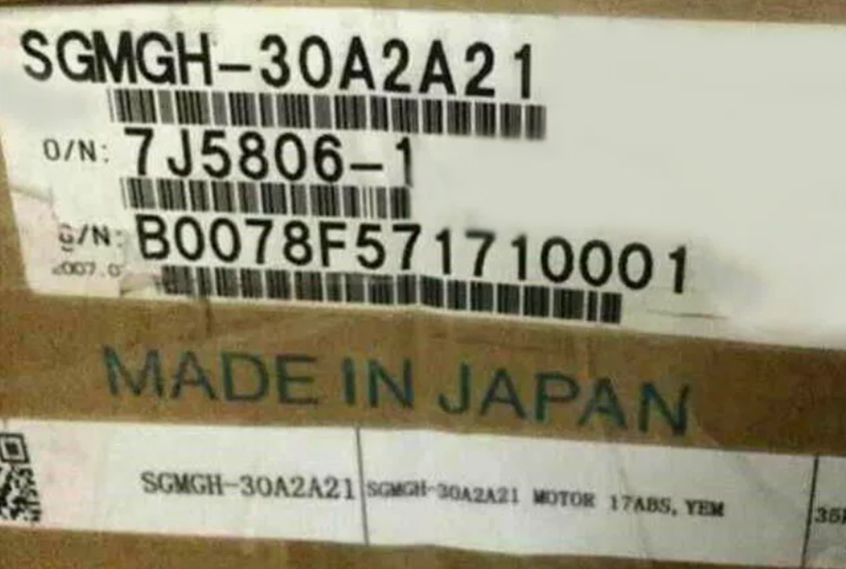 New YASKAWA SGMGH-30A2A21 AC SERVO MOTOR SGMGH30A2A21