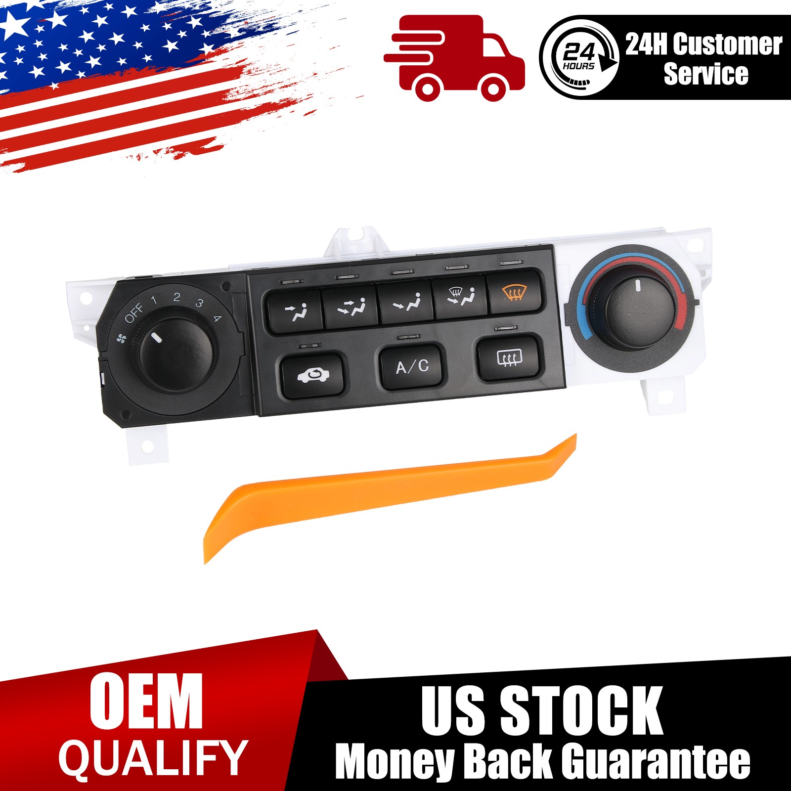 For 98 99 2000 Honda Accord Climate Temp Control Unit Heater AC #79600-S84-A01ZA