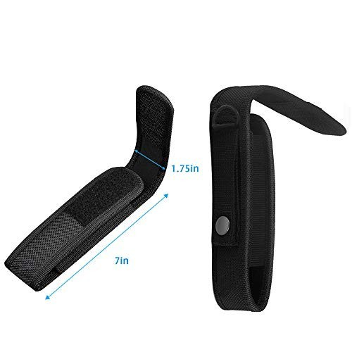4-Pack Flashlight Holster Carry Case for 5"-7" Tactical LED Flashlights