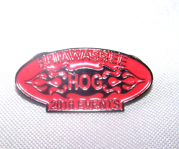 Harley Davidson 2016 HOG Events Shiawassee Michigan Mystery Ride Vest Pin