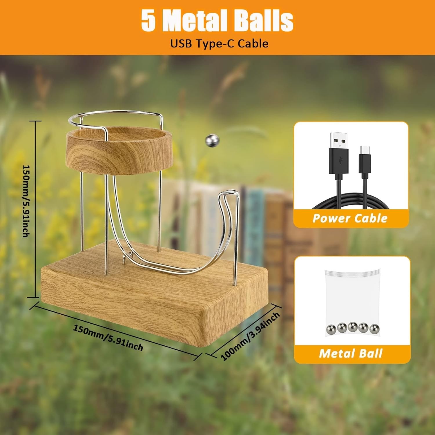 Stable and Low-Noise Perpetual Motion Device - Science Teaching Tool, 1.37 lbs