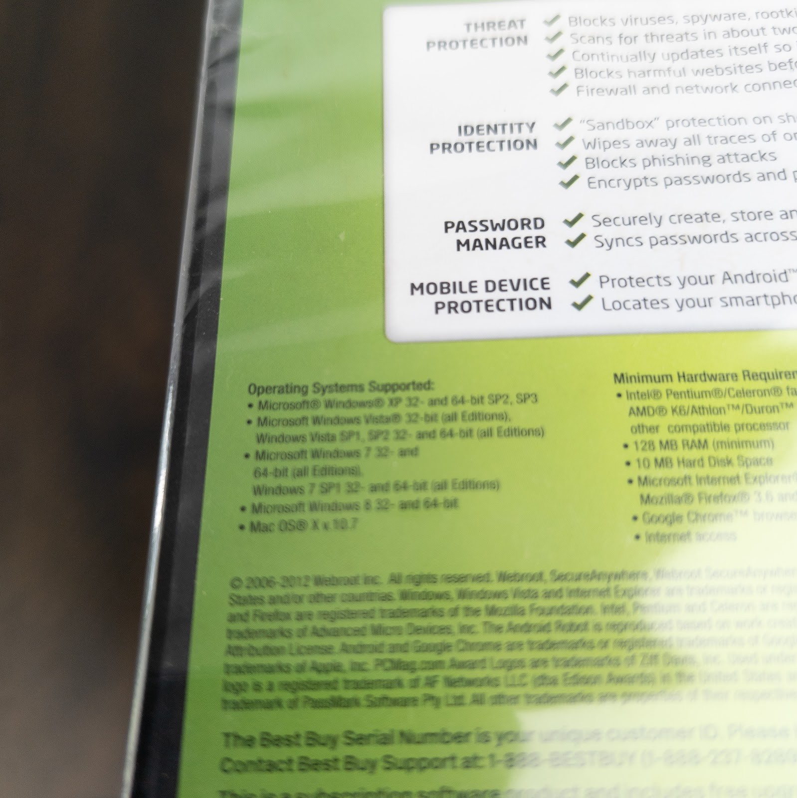 Webroot SecureAnywhere Internet Security Plus CD 3-Device