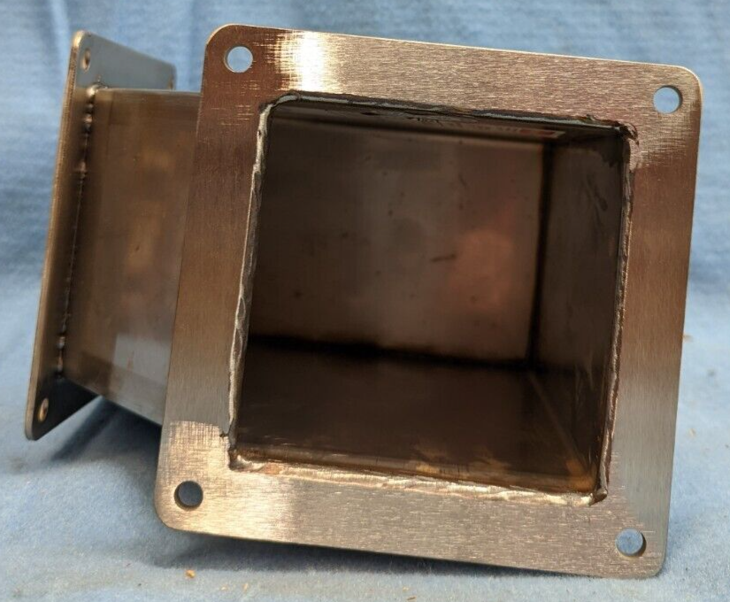 HOFFMAN ENCLOSURE TYPE 1 90° WIREWAY FITTING F-44WE90SS