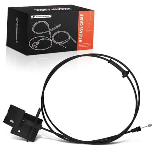 67.95 inch Front Hood Latch Release Cable with Handle | Compatible with