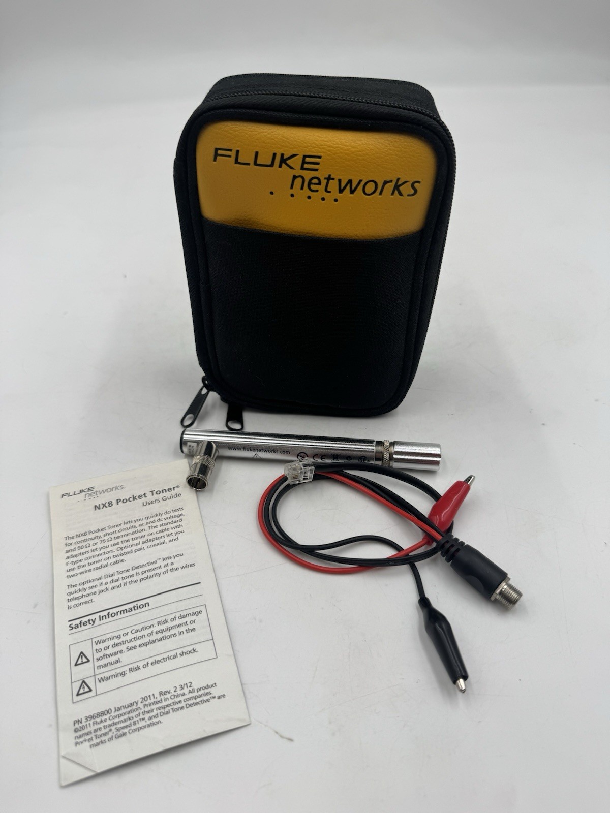 Fluke Networks NX8 Pocket Toner with Attachments