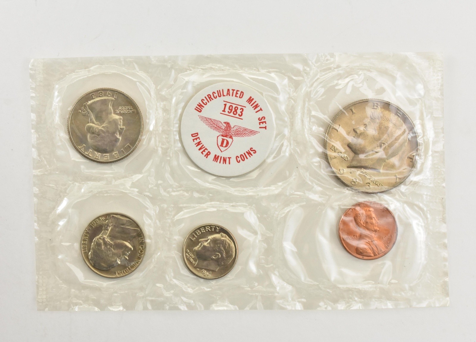 1983-P/D Uncirculated Souvenir Mint Set W/ Envelope *8982