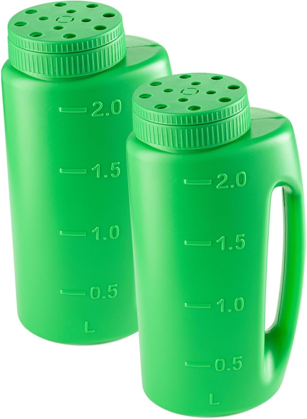 Handheld Seed Spreader 2L for Lawn, Garden, Fertilizer & Snow Dispenser
