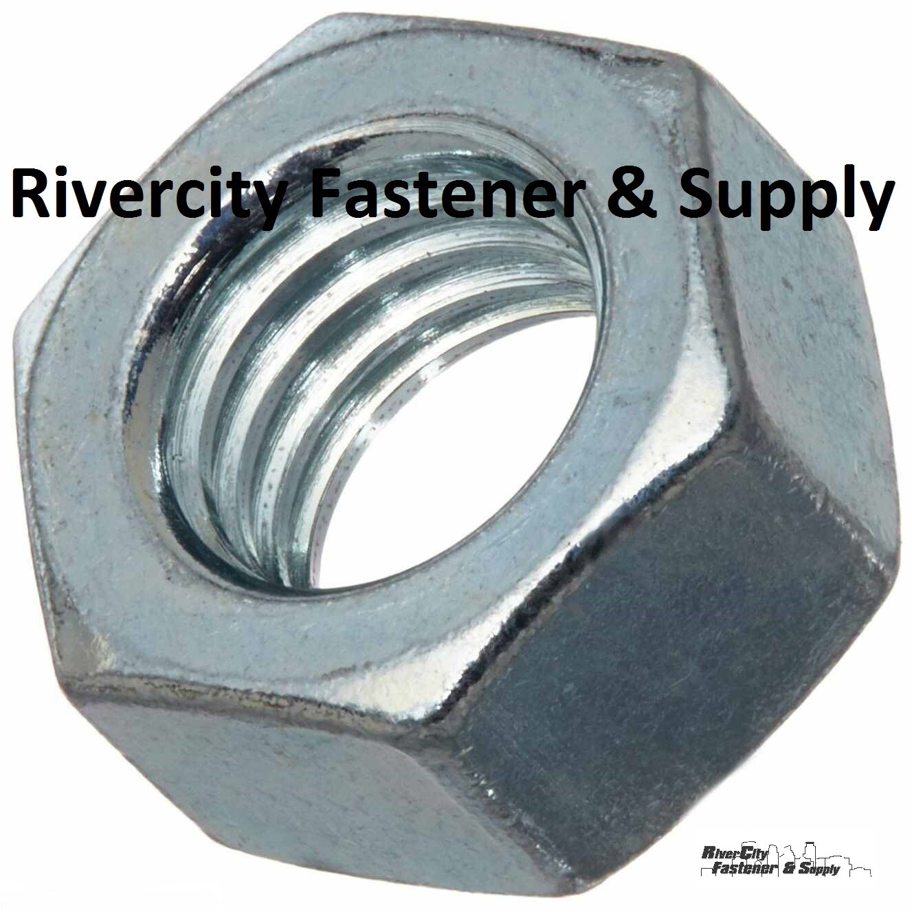 M8-1.25 Left Hand Thread Steel Nut M8x1.25 Nuts 8mm x 1.25 Reverse Thread Nuts