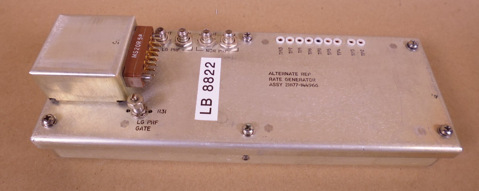 Northrop 144966 Alternate Rep Rate Pulse Generator , 6115-00-573-9233