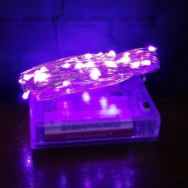 ViewPick 4M 40 LEDs Purple Fairy Light String-New