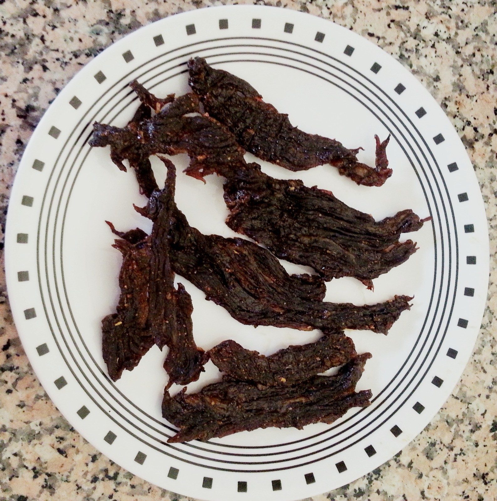 Ghost Pepper Beef Jerky 2oz. of Succulent and Fiery hot Jerky. Made in the U.S.A