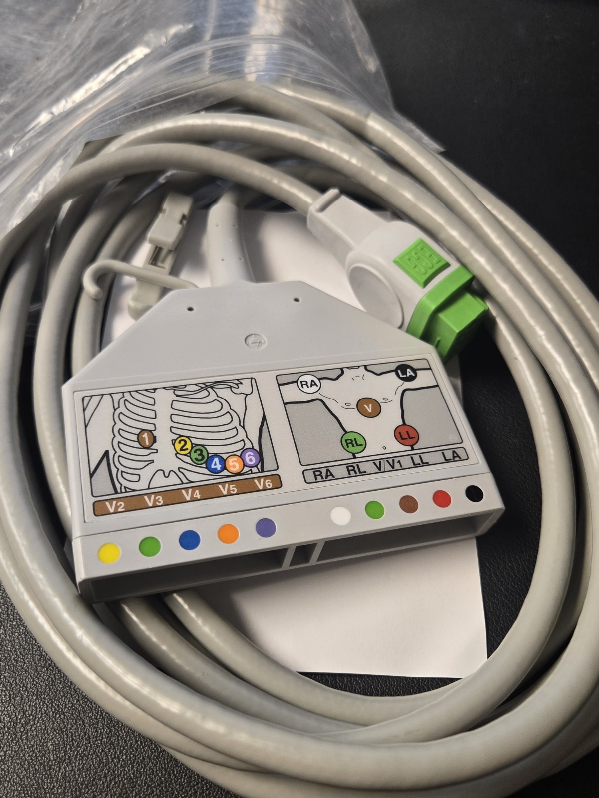 Marquette ecg Lead Patient Cable P/N 10-lead AHA 700149