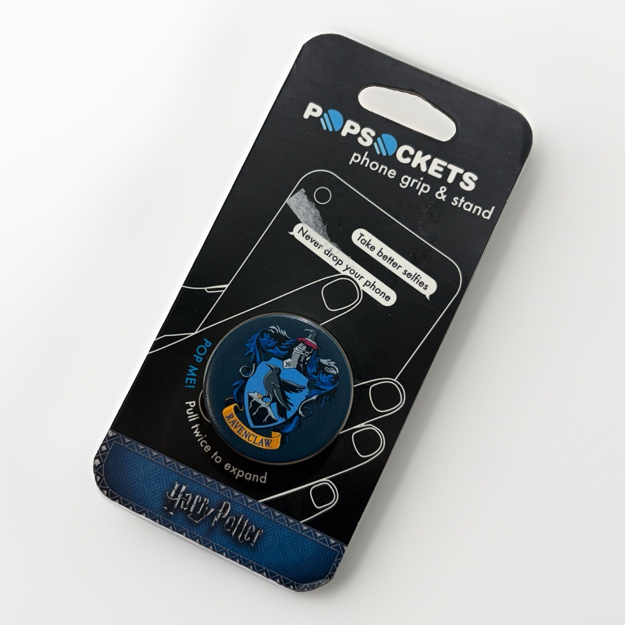 NEW PopSockets Harry Potter Ravenclaw Seal Finger Grip Phone Stand Blue