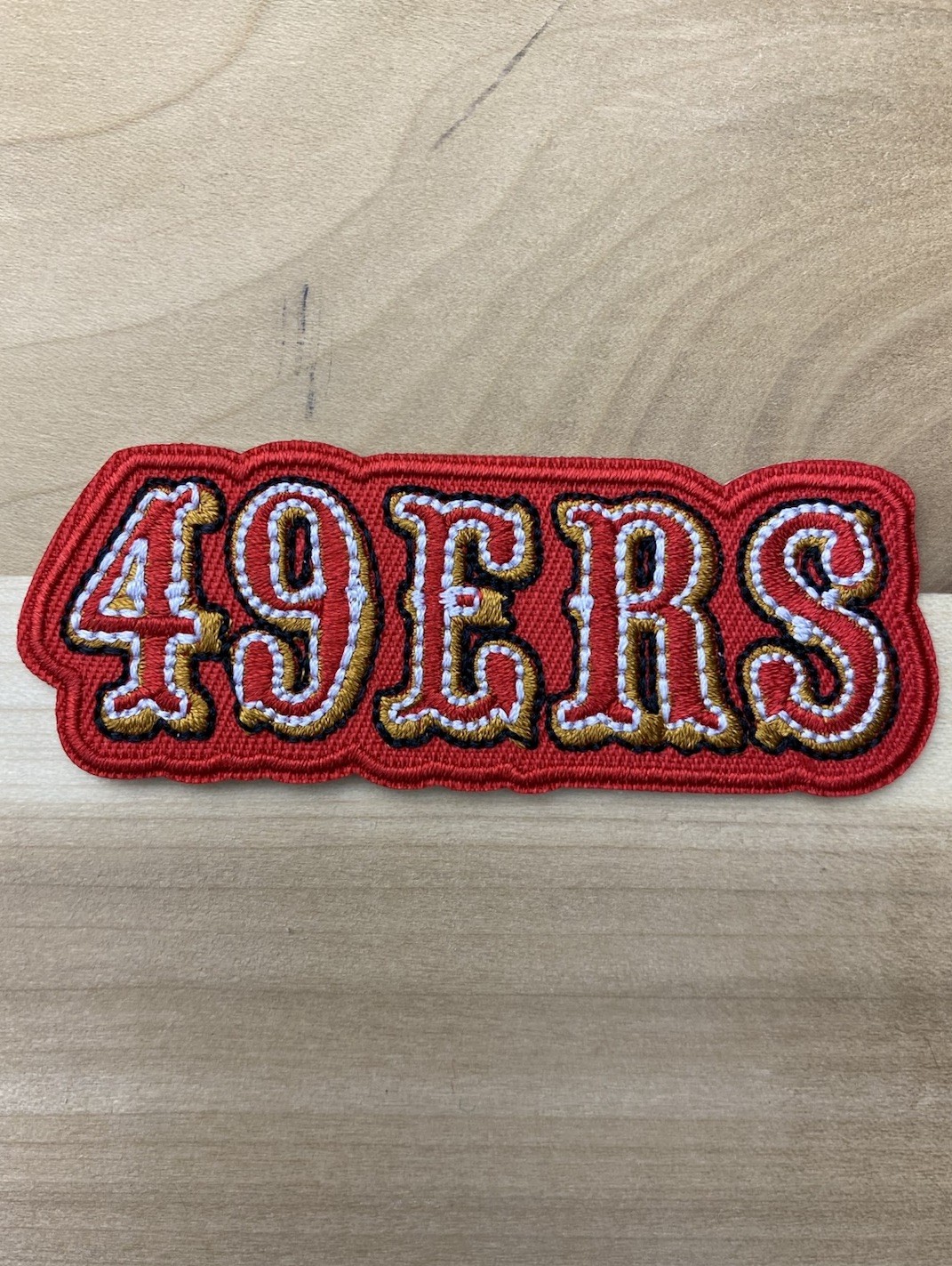 San Francisco 49ers Embroidered Iron On 2.75” Patch