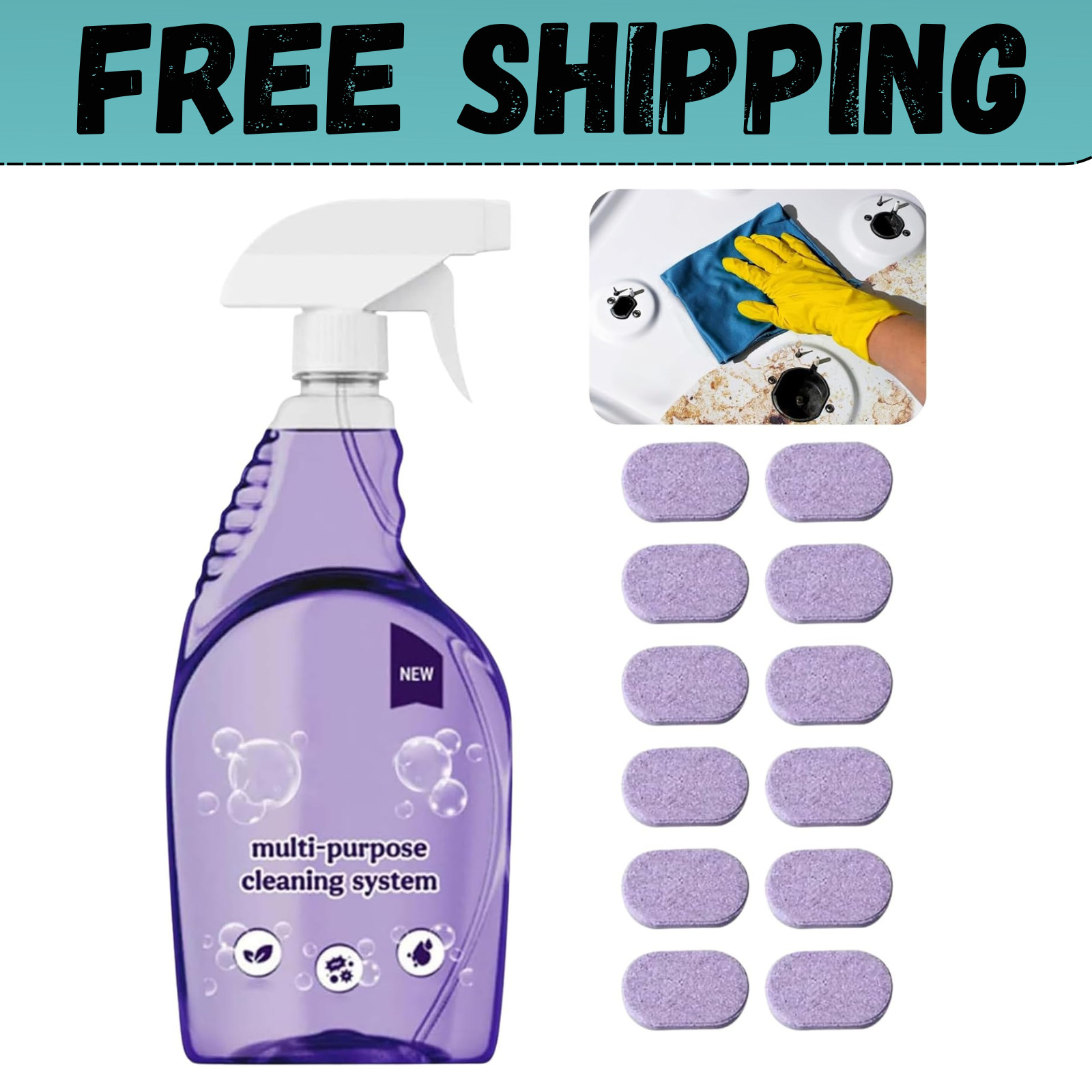 podafj Dr Clean Spray Cleaner for Ovens, Nuroclean spray, 2025 new Nuroclean
