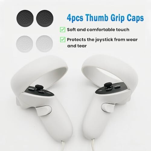 2 Pack Joystick Replacement for Oculus Quest 2 Controller/Meta Quest 2 Controlle