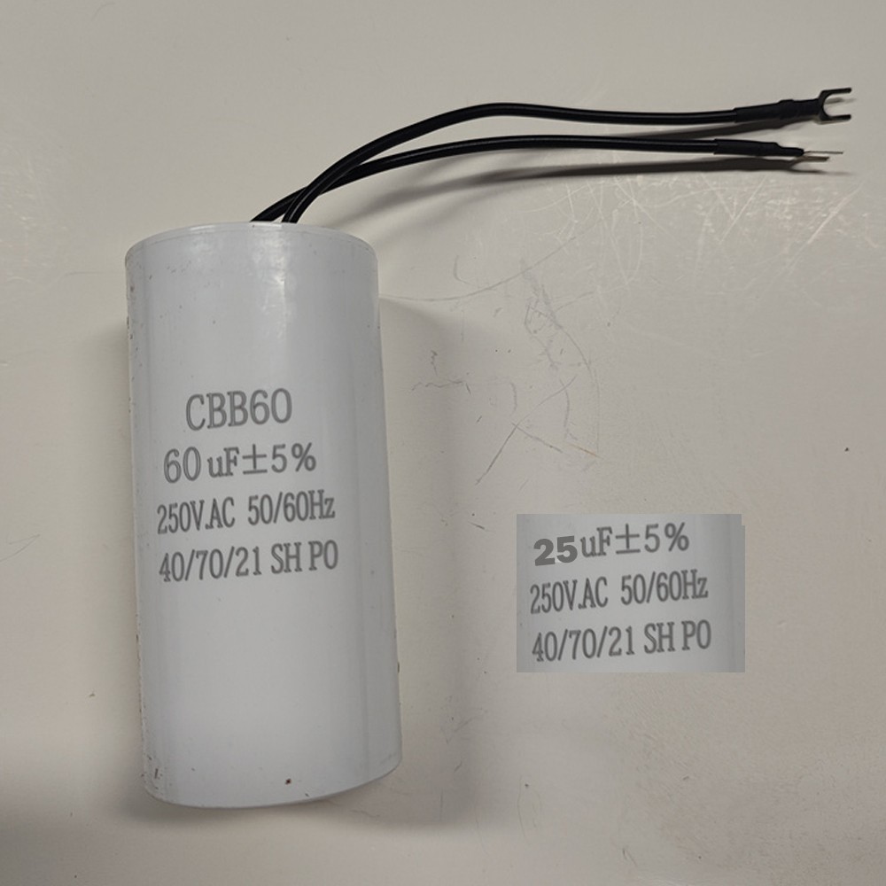 1PC CBB60 25UF 250VAC 250V Capacitor (Wire) Wire Motor Run Capacitor CBB60