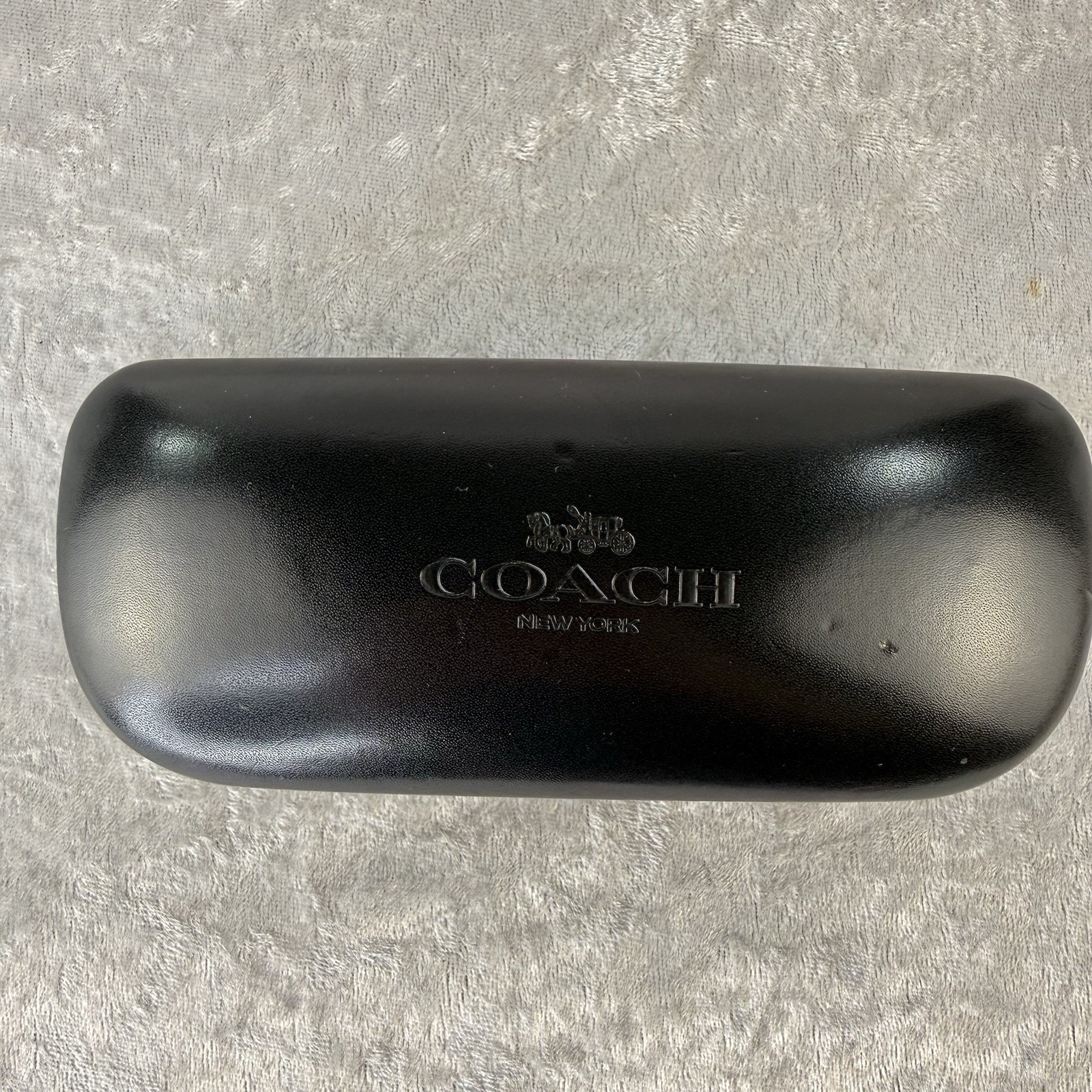 Coach New York Black Hard Clamshell Sunglasses/Eyeglasses Case