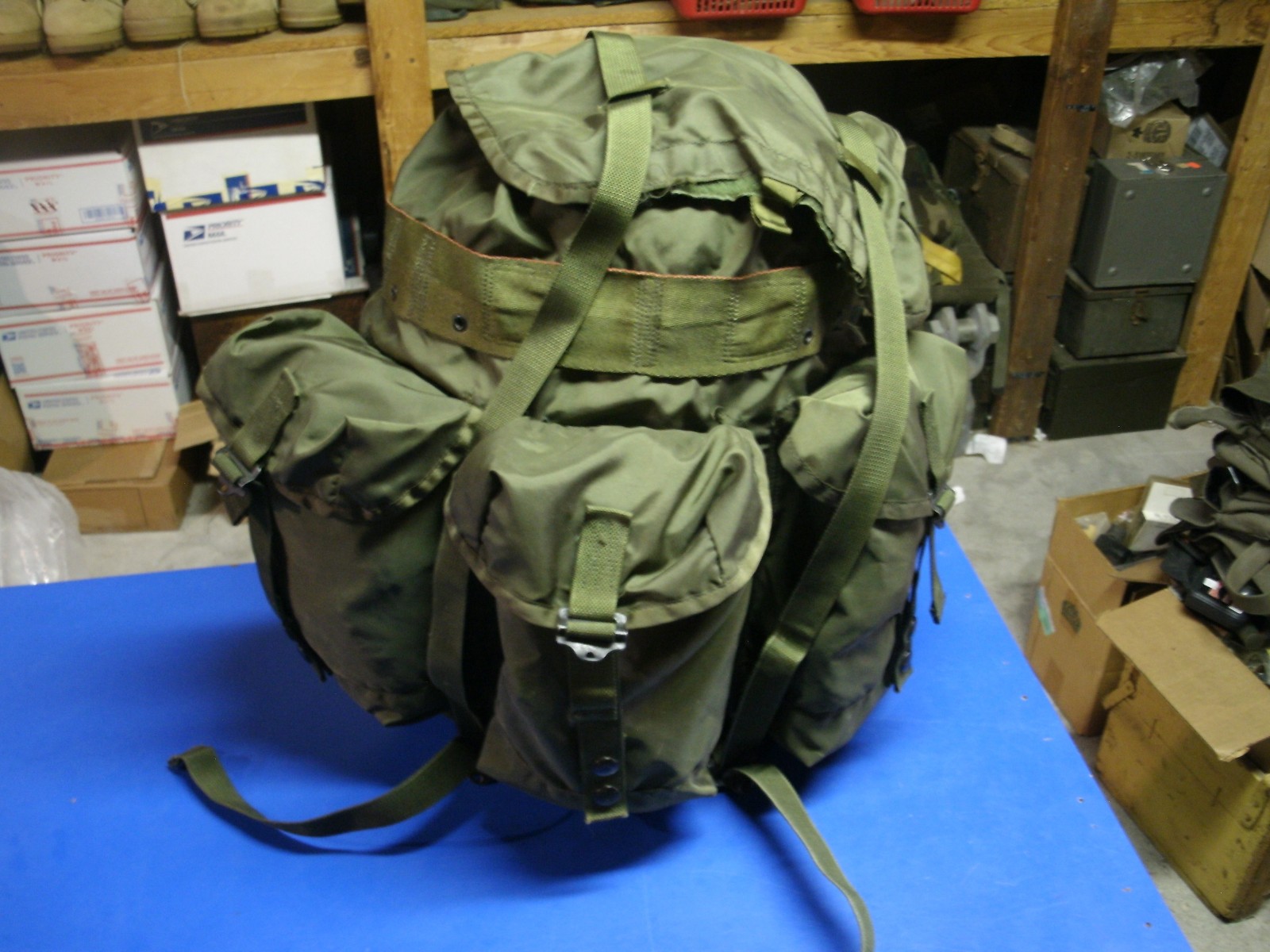 Vintage US ARMY ALICE  medium Ruck sack  pack OD Green  LC 2