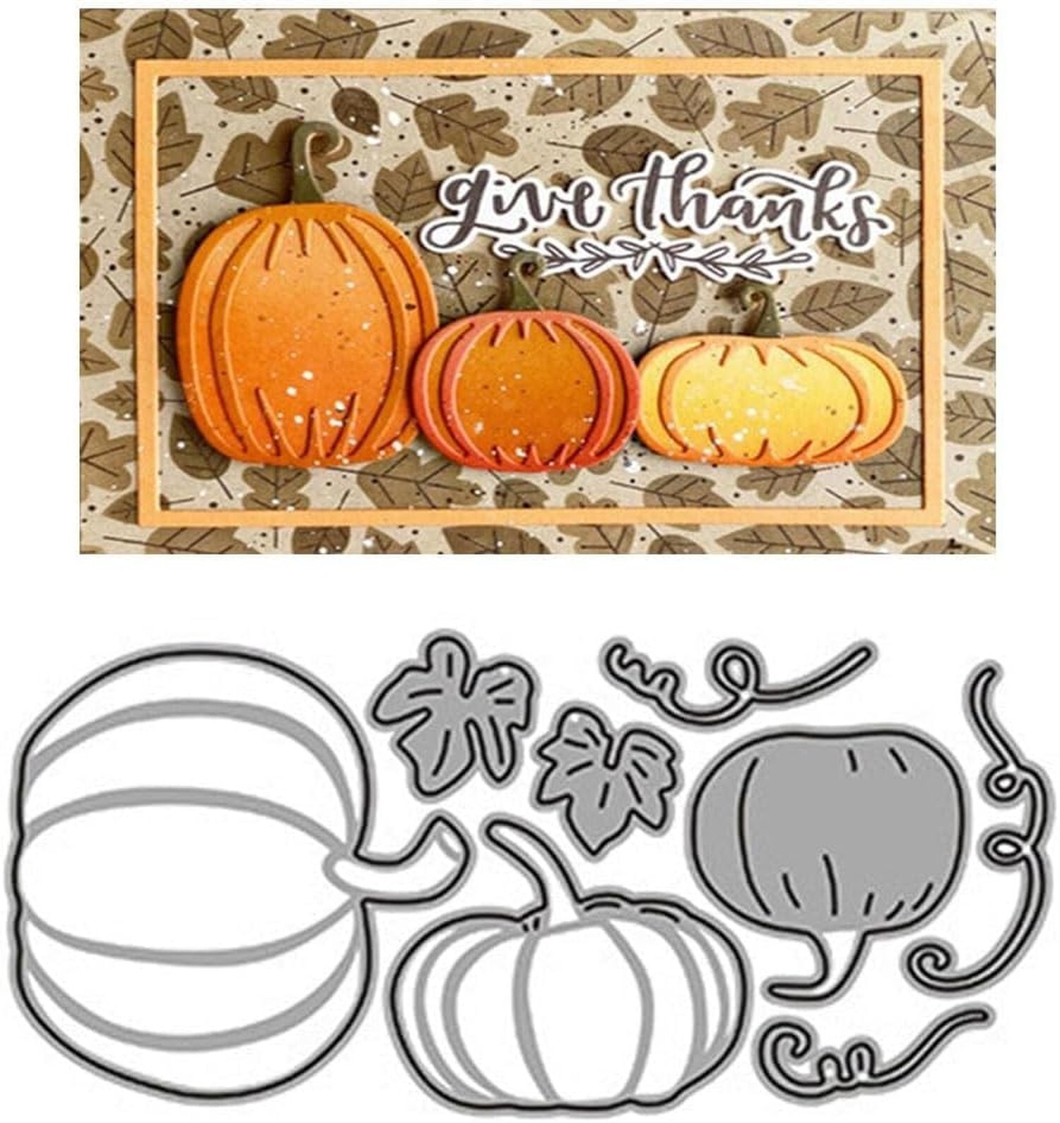 Halloween Metal Pumpkin Die Cuts,Halloween Party Cutting Dies Halloween Embos...