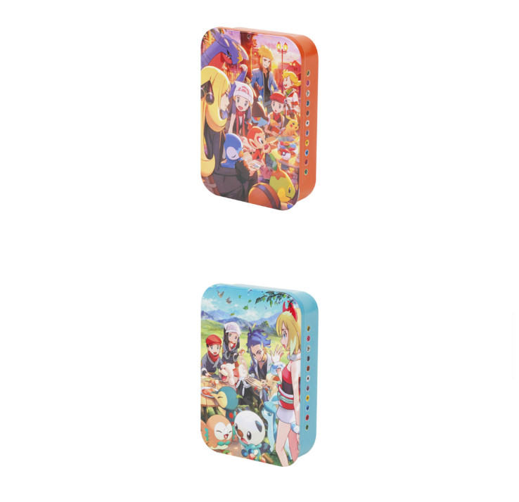 Pokémon TCG 2nd Anniversary Friends in Sinnoh Hisui Set of 2 Damage Storage Tins