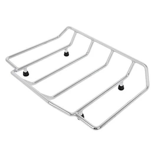 Tour Pack Luggage Rack Trunk Rail Rack Chrome Motorcycle Trunk Top Rack Fit
