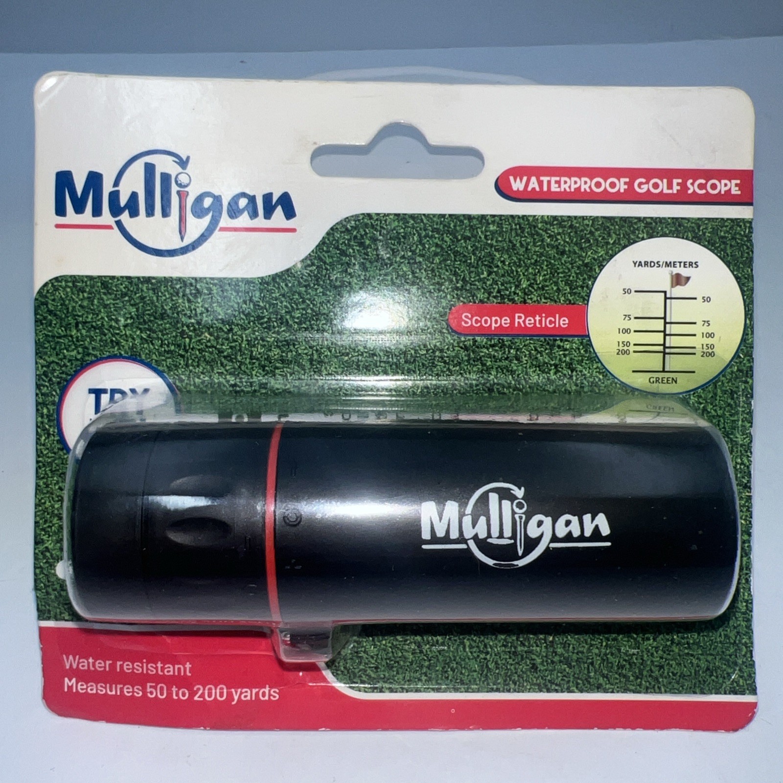 Golf Scope, Mulligan Golf Waterproof, 8x Zoom, 50-200 Yds, Optics (NEW & Sealed)